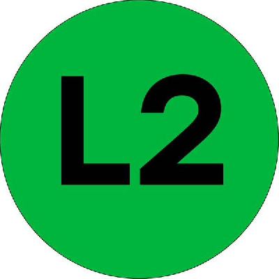 Наклейка L2 d=20мм PROxima