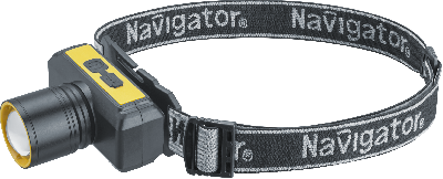 Фонарь светодиодный NPT-H41-ACCU 10Вт 1LED налобный аккумуляторный