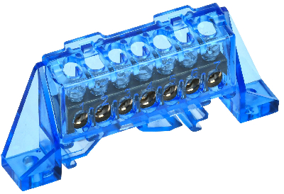 TEKFOR Шина N ноль в комбинированном DIN-изоляторе Стойка 6х9-7-С IEK