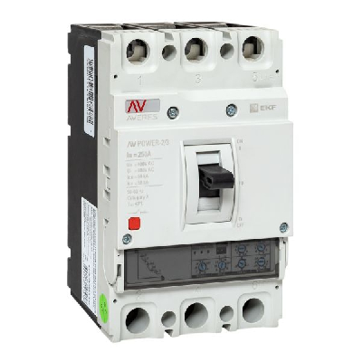 Выключатель автоматический AV POWER-2/3 250А 50кА ETU2.0