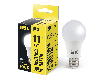 Лампа светодиодная LED 11вт Е27 дневной ECO
