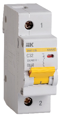 KARAT Автоматический выключатель ВА47-100 1P C 32А 10кА IEK