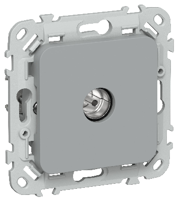 FLITE Розетка TV экранированная оконечная тип M РТВм-1-1-1-ФлС серый IEK