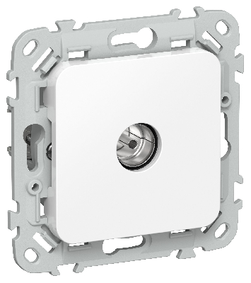 FLITE Розетка TV экранированная проходная тип M РТВм-1-1-2-ФлБ белый IEK