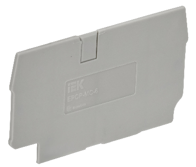 ARMAFIX Заглушка для колодки клеммной CP 10мм2 серая IEK