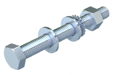 Комплект крепежный SKS 10X80 F, сталь, F (SKS 10X80 F)