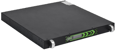 Источник бесперебойного питания ITK ELECTRA LR 1U Line-interactive 1200ВА/720Вт, 1Ф/1Ф, LCD с АКБ 4х8AH