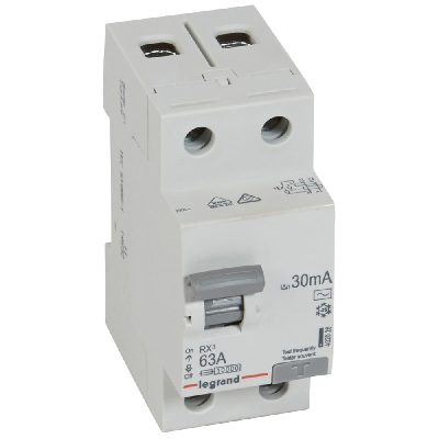 ВДТ RX3 - 2П - 63 А - тип AC - 30 мА - 2 модуля