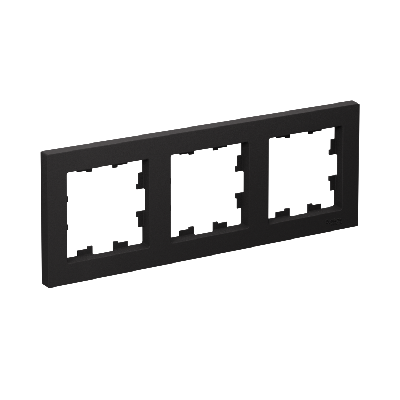 Рамка трехпостовая ATLASDESIGN универсальная карбон