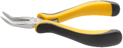 Утконосы ''мини'' Профи, никелированное покрытие, черно-желтые мягкие ручки 125 мм