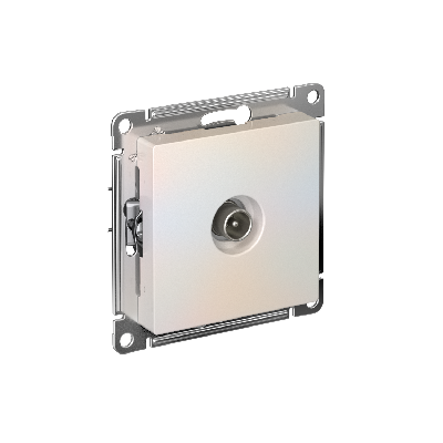 Розетка ATLASDESIGN TV оконечная 1DB механизм жемчуг