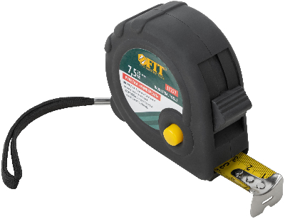 Рулетка прорезиненный корпус ''Универсал'' тройной стопор 7.5 м x 25 мм