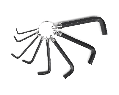 Набор ключей шестигранных изогнутых 8 шт. 3-14 мм