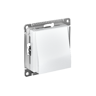 Вывод кабеля ATLASDESIGN механизм белый