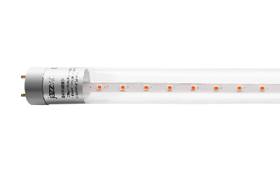 Лампа светодиодная LED 16Вт Т8 для растений прозрачная 1200 мм G13 jazzway