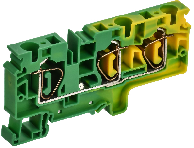 ARMAFIX Клемма пружинная CX10-3 PE 10мм2 трехконтактная заземляющая IEK