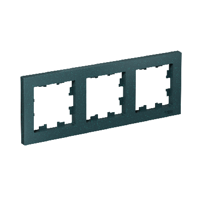 Рамка трехпостовая ATLASDESIGN универсальная изумруд