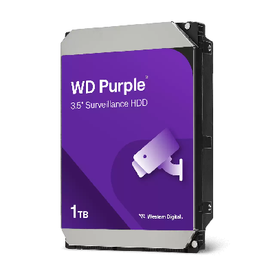 Жесткий диск 1Tb Purple 3.5'', SATAIII, 5400 об/мин, 64 МБ