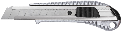 Нож технический 18 мм усиленный, металлич.корпус