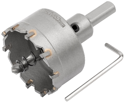 Коронка кольцевая с карбидными вставками Профи (для отверстий в нержавеющей стали) 50 мм