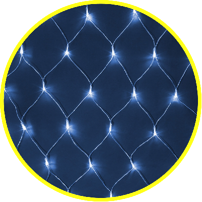 Гирлянда новогодняя светодиодная NGF-N01-240B-12-2x2m-230-TR-IP20