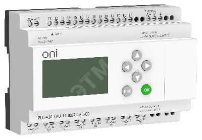 Модуль ПЛК 410 ЦПУ 8 DI 6 UI (0-10 В/DI) 8 RO 12В-24В DC или 24В AC с Ethernet портом с экраном