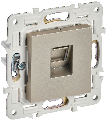 SKANDY Розетка компьютерная RJ45 кат.5E SK-K01Sh шампань IEK
